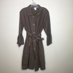 - SUBTLE LUXURY 100% Linen Flared Skirt